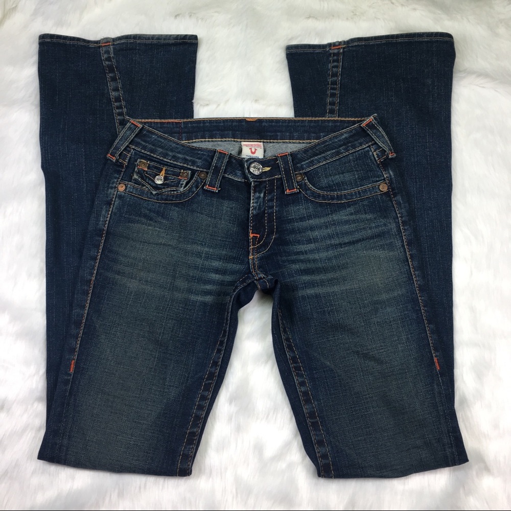 True Religion Twisted Flare Joey Jean Size 28